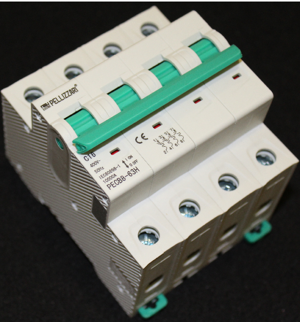 Interruttori magnetotermici modulari (MCB)